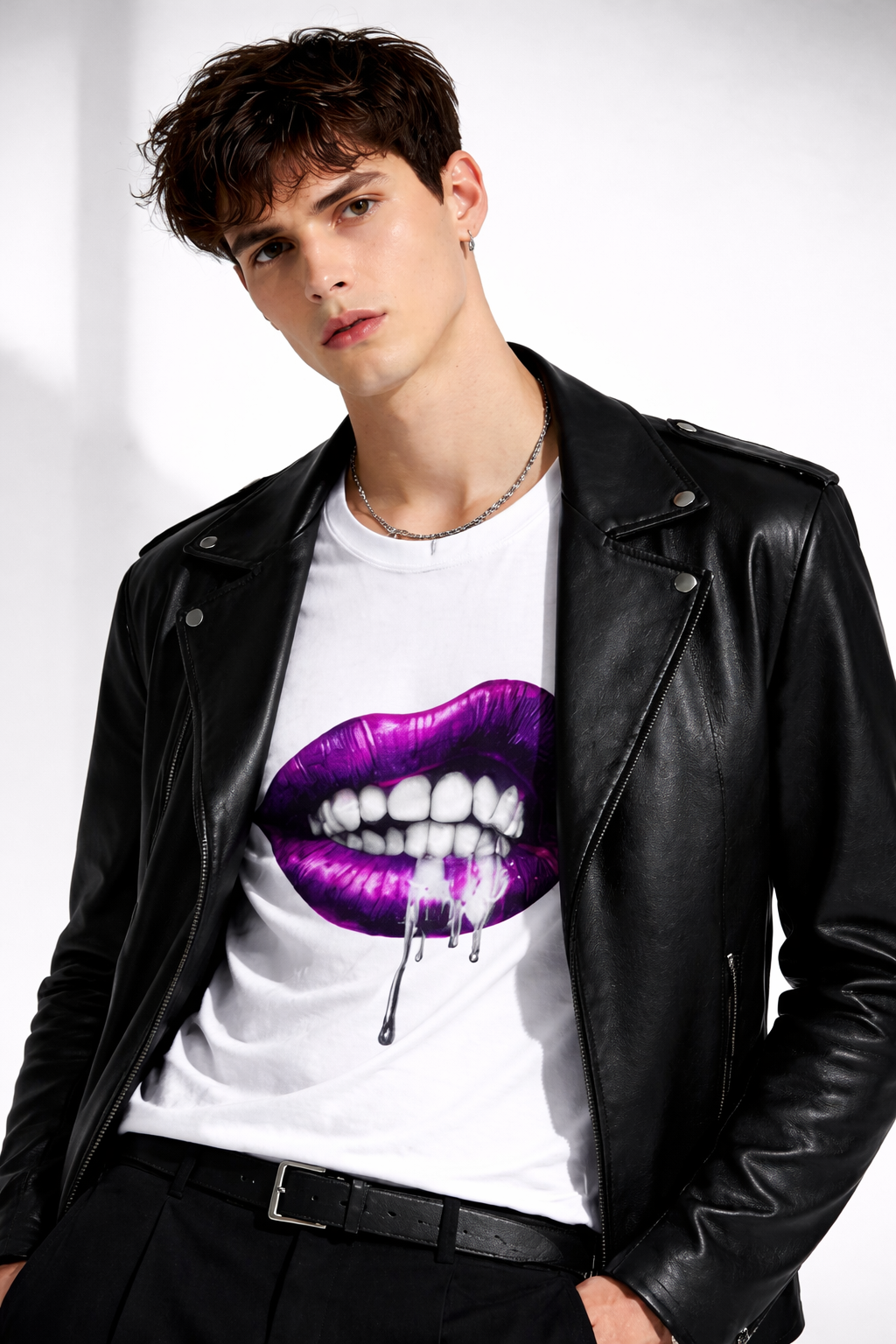 NAUGHTY UNISEX CLASSIC CREW TEE